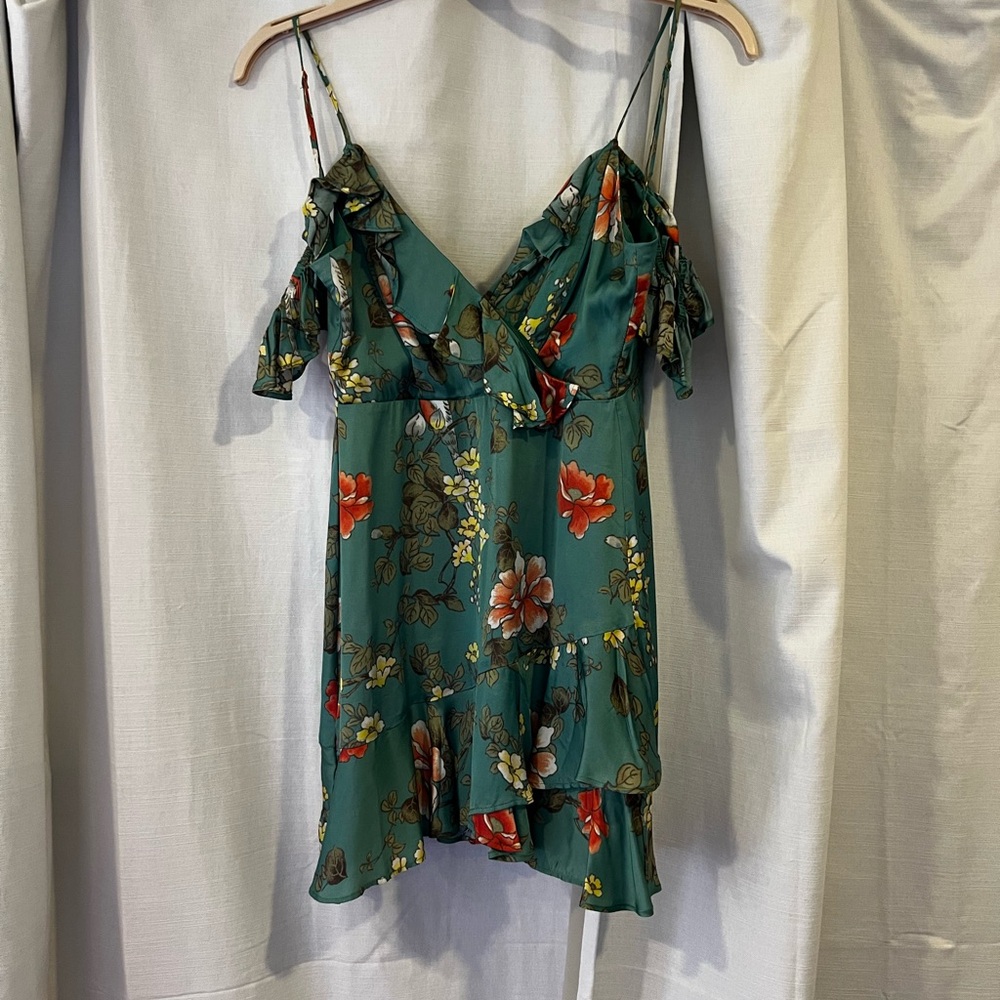 Majorelle Floral Green Women's dress